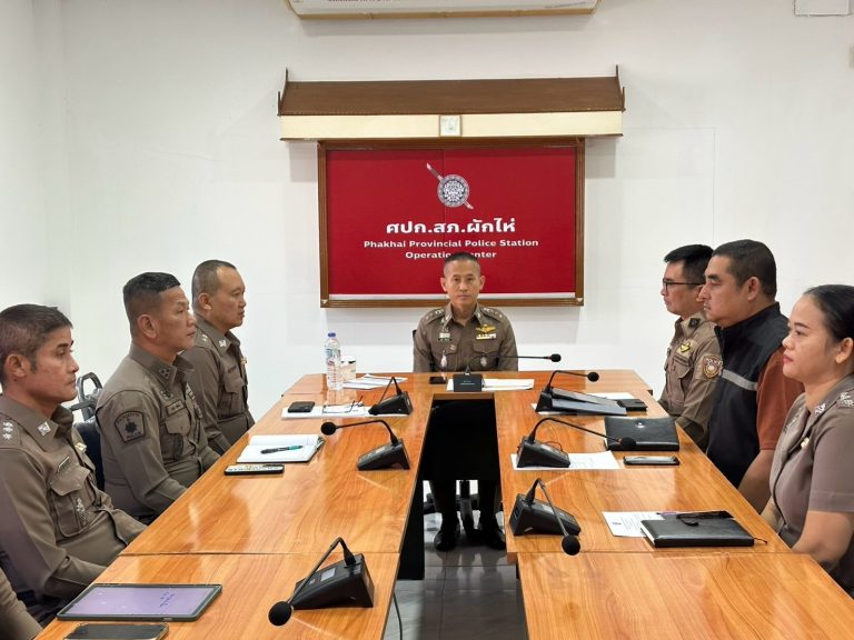 ผกก.สภ.ผักไห่ ประชุมขับเคลื่อนคณะทำงานการประเมินคุณธรรมและความโปร่งใส